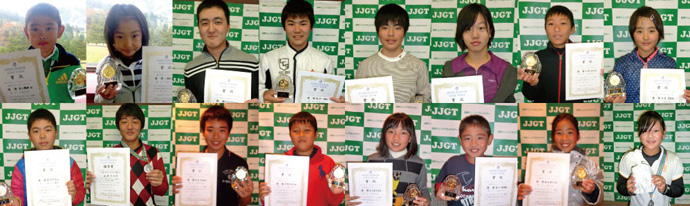 2012年11月第5週に行われた大会で優勝した選手たちです。width="690"